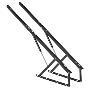 VEVOR Bed Lift, 1500x2000mm Compatible Extra-large Size 140kg Load Bearing, DIY Wall Bed Mechanical Hardware Kit Vertical Deluxe, Pneumatic Lever Heav