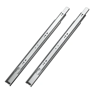 Drawer Slides, 18 inch, 10 Pairs Full Extension Ball Bearing Cabinet Rails, 100 LB Load Capacity Heavy Duty Side Mount Dresser Drawer Slides, Drawer T