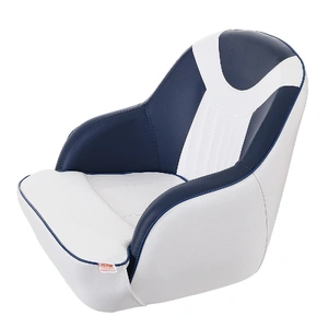 Captain Bucket Seat, Pontoon Boat Seat with Thickened Sponge Padding, Boat Captain Chair for Fishing Boat, Sightseeing Boat, Speedboat, Canoe, 1 Piece