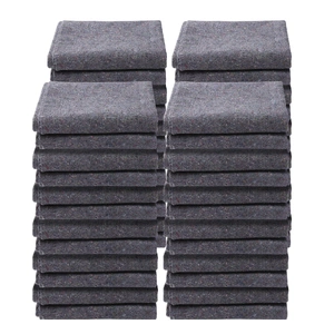 VEVOR Moving Blankets, 72" x 54", 21 lbs/dz Weight, 24 Packs, Professional Recycled Cotton Packing Blanket, Large Heavy Duty Shipping Mover Pads Perfe