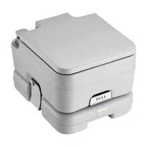 Portable Toilet for Camping with Carry Bag, RV Toilet with 3.2 Gal Waste Tank, Push-Button Pressurized Flush Commode, Leak-proof and Odourless Travel 