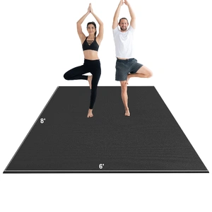 Exercise Mat, Non Slip High Density Premium Yoga Mat, Exercise Yoga Mat for Men & Women, Fitness & Exercise Mat with Bag & Carry Strap, for All Types 