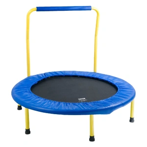 3FT Trampoline for Kids, 92 cm Trampolines Indoor/Outdoor Trampoline for Toddlers, Foldable Mini Baby Trampoline with Foam Handle, Recreational Trampo
