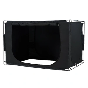 VEVOR 3 Doors Bed Tent Breathable Tent 70% Blackout with 9.5 mm Fiber Poles