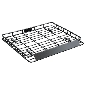 Roof Rack Cargo Carrier, 1095 x 1270 x 105 mm, Universal Rooftop Cargo Basket, Car Top Luggage Holder with 68 kg Max Load Capacity, 4.1 in Fence, Anti