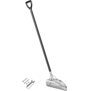 Metal Detector Sand Scoop Detecting Hunting Scoop w/ Carbon Fiber Handle