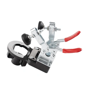 VEVOR 35 mm Concealed Door Hinge Jig, Aluminum Alloy Cabinet Hinge Jig, Accurate Locking Dual Clamp Fixation Hinge Drill Jig with Accessories, Woodwor