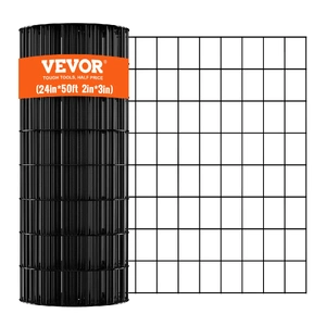 Hardware Cloth, 24'' x 50' Galvanized Wire Mesh Roll, 16 Gauge Chicken Wire Fence Roll, Vinyl Coating Metal Wire Mesh for Chicken Coop Barrier, Rabbit