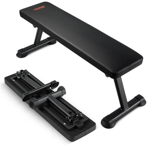 Flat Weight Bench, Foldable Strength Training Bench, Utility Workout Bench for Full Body Workout, 1000 LBS Press Bench for Home Gym Exercise, for Mult