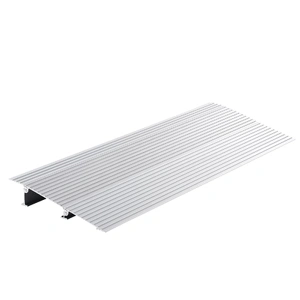 Door Threshold Ramp, 2" Rise, 800 lbs Load Capacity, Door Ramp for Wheelchairs, Aluminum Threshold Ramp for Doorways, Adjustable Modular Threshold Ram