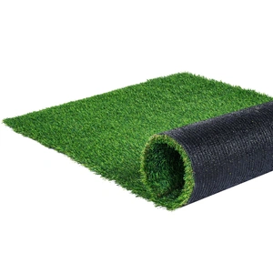VEVOR Artifical Grass, 6 x 10 ft Rug Green Turf, 1.38"Fake Door Mat Outdoor Patio Lawn Decoration, Easy to Clean with Drainage Holes, Perfect For Mult