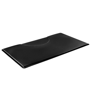 Salon Mat for Hair Stylist, 1525 x 915 mm Rectangle Salon Chair Mat Anti Fatigue, 23mm Thickened PVC + PU Barber Shop Floor Mat with Round Cut Out, An