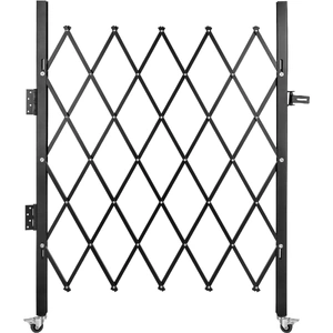 VEVOR Single Folding Security Gate Folding Door Gate 37"W x 48"H Scissor Gate