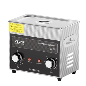 3L Ultrasonic Cleaner with Heater Timer & Basket, Professional Digital Sonic Cavitation Machine, 120W Cleaning Machine for Watch Instruments, Glasses,