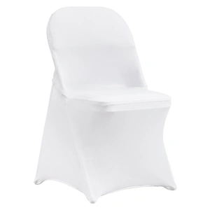 Stretch Spandex Folding Chair Covers, Universal Fitted Chair Cover, Removable Washable Protective Slipcovers, for Wedding, Holiday, Banquet, Party, Ce