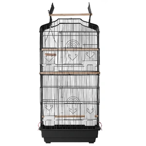 VEVOR Bird Flight Cage 39 in Hanging Metal Parakeet Cage for Cockatiels Parrot