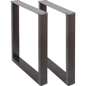 VEVOR 72 x 60 cm Dining Table Legs Office Table Legs Set of 2 Steel Table Legs Computer Desk Legs Steel Bench Legs Country Style Table Legs DIY Furnit