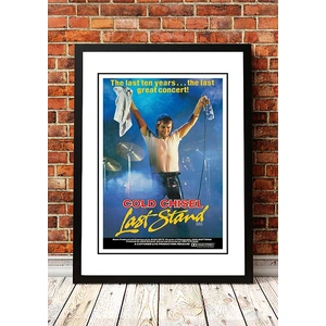 Cold Chisel ‚ÄòLast Stand‚Äô Movie Poster 1983 - Framed A2