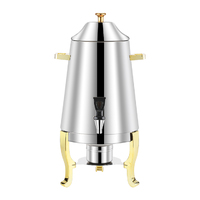 Stainless Steel Dispenser Beverage Juicer Commercial Buffet Drink Container Jug with Side Handles