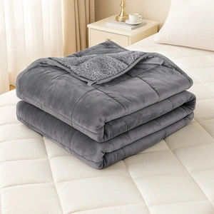 Weighted Blanket Fleece Sherpa Heavy Blanket 4.5KG