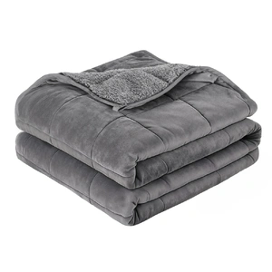 Giselle 11KG Weighted Blanket Adults Kid Anti Anxiety Gravity Blankets Sherpa Fleece
