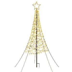 Solar Christmas Tree 2.1m 320 LED Net Lights Xmas Trees Decoration