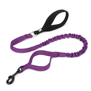  Military Dog Leash 1.5 cm width and 1.4 m length  - Purple S