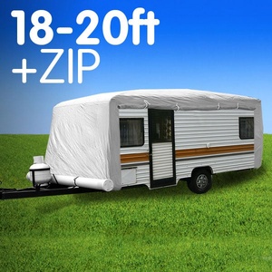18ft 19ft 20ft Caravan Cover With Side Zip Campervan