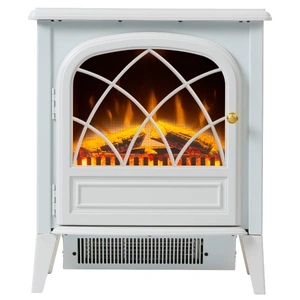 2kW Ritz White Optiflame Portable Electric Fire Stove