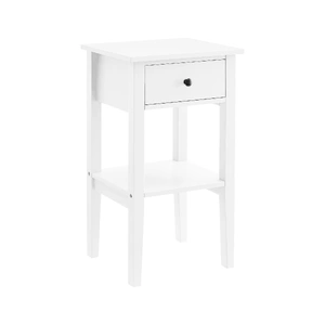 Rue Bedside Table in White