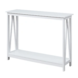 Grace A-Frame Console Table in White