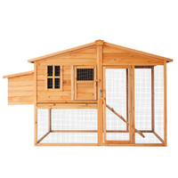 Furtastic Large Chicken Coop & Rabbit Hutch With Ramp