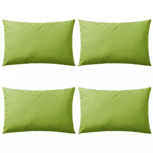 Outdoor Pillows 4 pcs 60x40 cm Apple Green