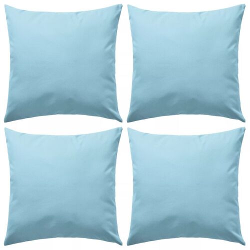 Outdoor Pillows 4 pcs 45x45 cm Light Blue