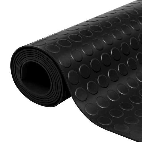 Rubber Floor Mat Anti-Slip with Dots 5 x 1 m