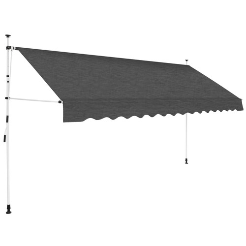 Manual Retractable Awning 350 cm Anthracite