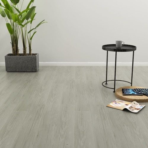 Self-adhesive Flooring Planks 4.46 m² 3 mm PVC Grey
