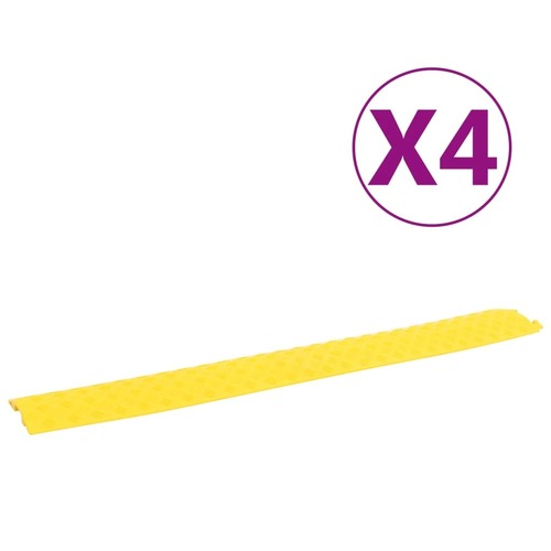 Cable Protector Ramps 4 pcs 100 cm Yellow