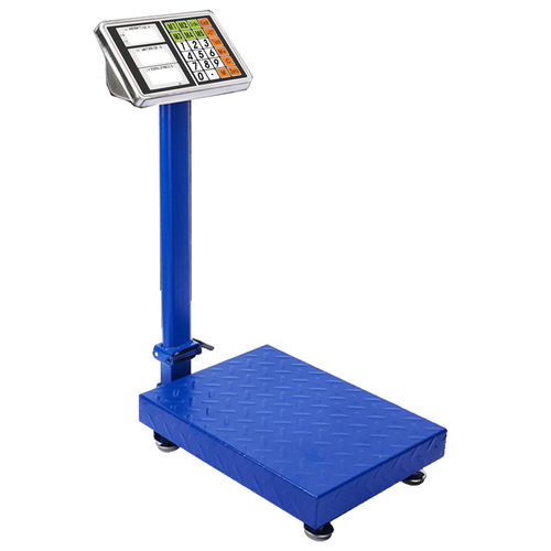 150kg Electronic Digital Platform Scale Computing Shop Postal Scale Blue