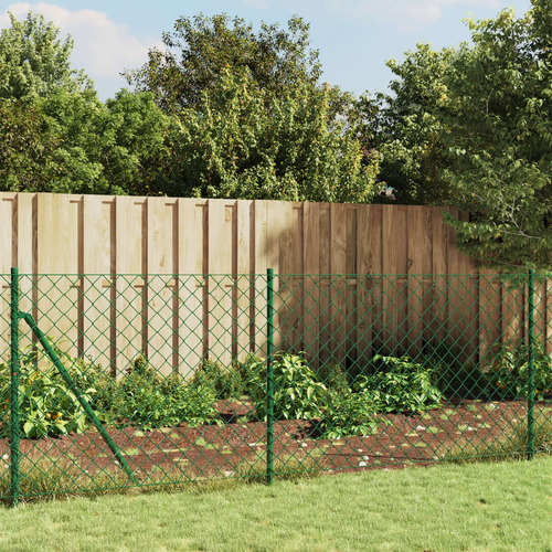 Chain Link Fence Green 1x10 m