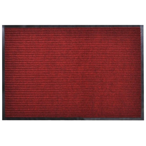 Door Mat 90 x 60 cm PVC Red