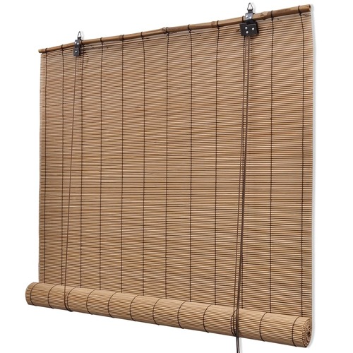 Brown Bamboo Roller Blinds 150 x 220 cm