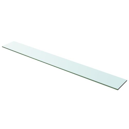 Shelf Panel Glass Clear 100x12 cm