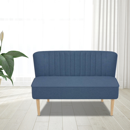 Sofa Fabric 117x55.5x77 cm Blue