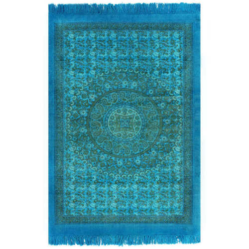 Kilim Rug Cotton 160x230 cm with Pattern Turquoise