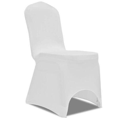100 pcs Stretch Chair Covers White