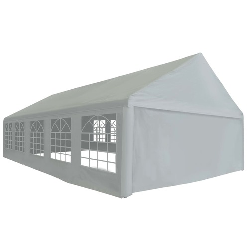 Party Tent PE 5x10 m Grey