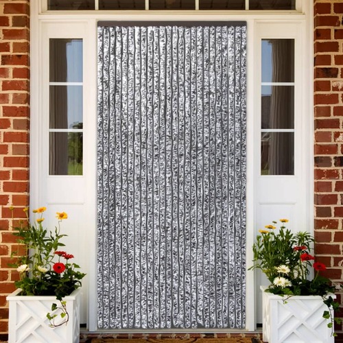 Insect Curtain Brown and Beige 100x220 cm Chenille