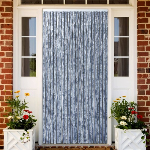 Insect Curtain Silver 90x220 cm Chenille