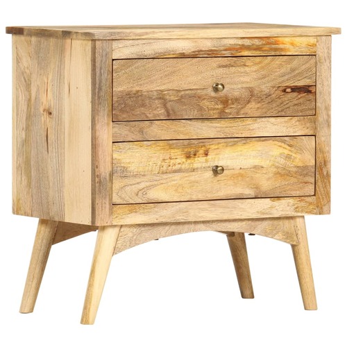 Bedside Cabinet 65x35x60 cm Solid Mango Wood